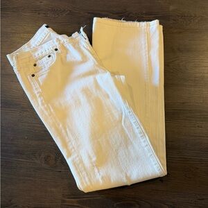 J. Crew White Flare Jeans PRICE DROP!